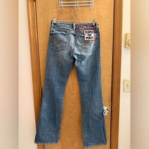 Stylish Blue Flare Jeans for Women